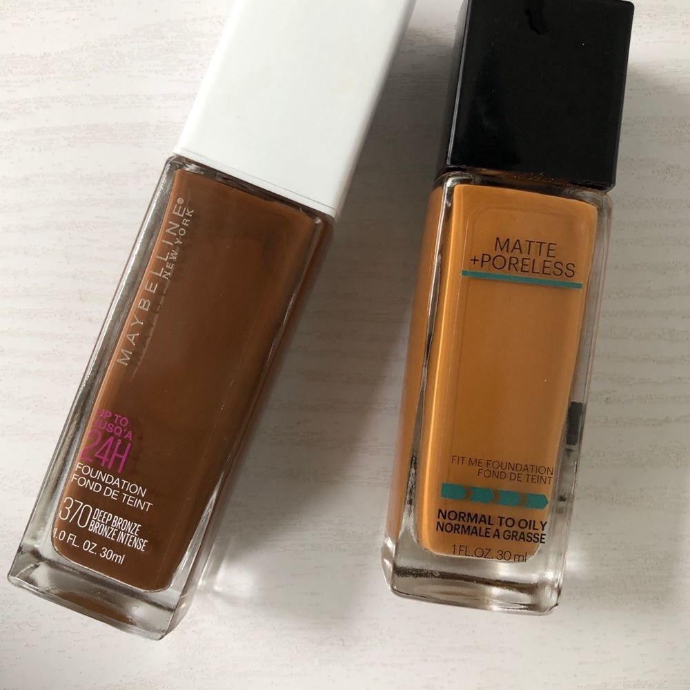 Foundation mix Bundle Maybelline Matte and